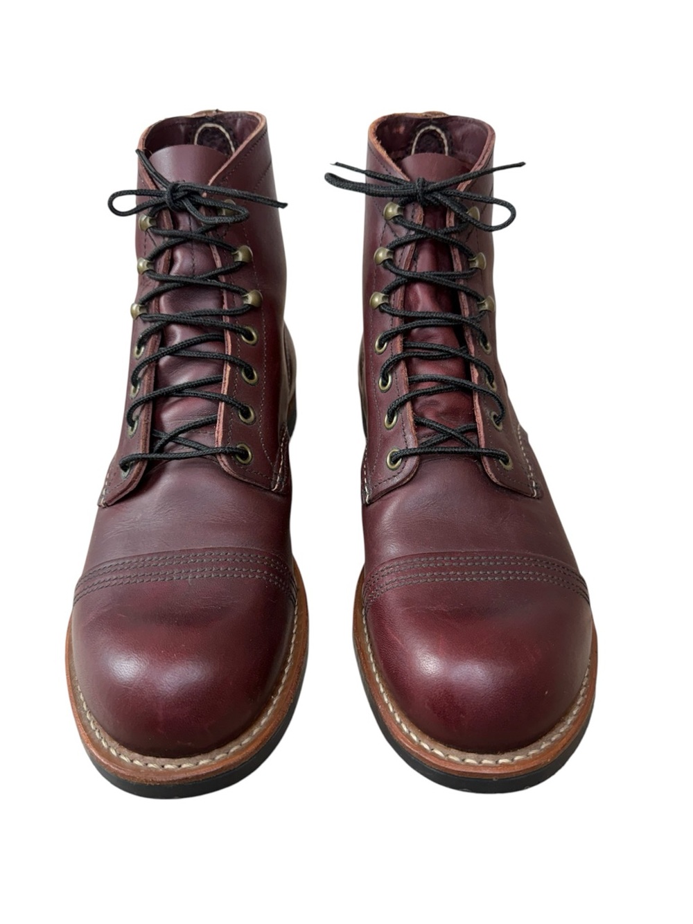 Red Wing Men's Oxblood Iron Ranger 8119 work Boots